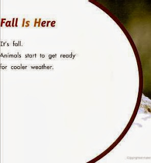 sample page #1 from ANIMALS IN FALL  by Martha E. H. Rustad