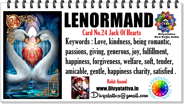 Divyatattva Learning Lenormand Heart Card Meaning Interpretation Combinations Reading Lenormand by Rohit Anand New Delhi India