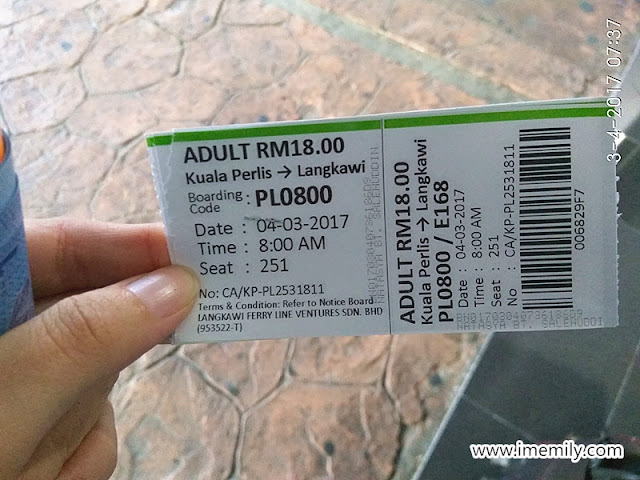 kuala perlis to langkawi ferry ticket