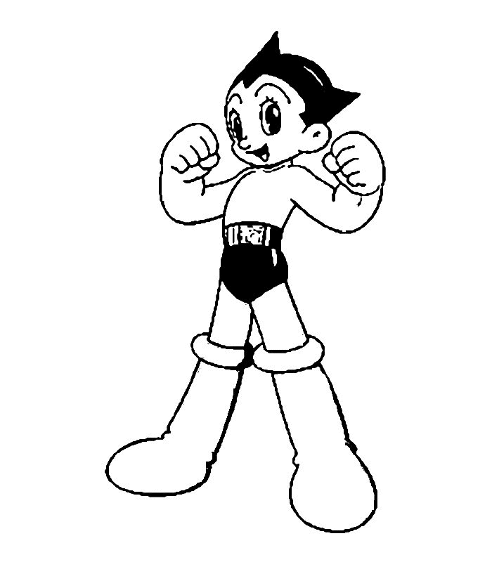 Desenhos do Astro Boy para Colorir e Imprimir