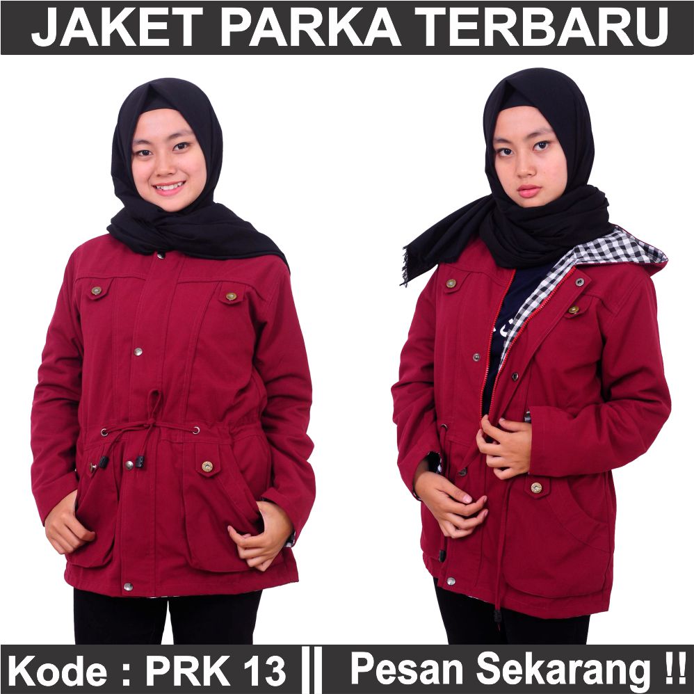 Grosir Jaket  Parka Murah Bandung Jaket  Parka Wanita Model 