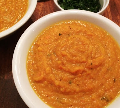 roasted butternut squash carrot soup