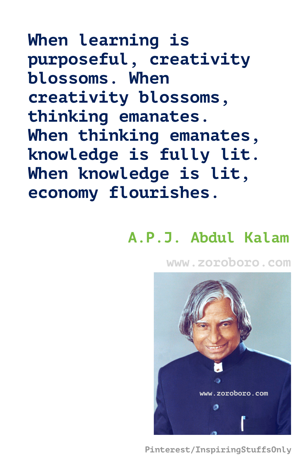 A.P.J. Abdul Kalam Quotes. A.P.J. Abdul Kalam DREAM Quotes, A.P.J. Abdul Kalam LIFE Quotes, LOVE Quotes, A.P.J. Abdul Kalam SCIENCE Quotes, A.P.J. Abdul Kalam EDUCATION Quotes & A.P.J. Abdul Kalam STUDENTS Quotes. A.P.J. Abdul Kalam Quotes in English, A.P.J. Abdul Kalam Inspirational & Motivational Quotes,backbencher quotes
