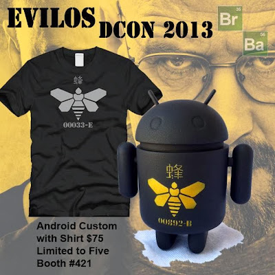 Designer Con 2013 Exclusive Breaking Bad Custom Android Vinyl Figures by Evilos