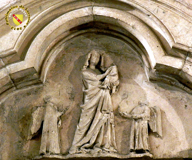 NANCY (54) - Musée Lorrain : Portail de la chapelle templière de Libdeau