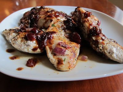 5 ingredient dinner: Raspberry Balsamic Chicken