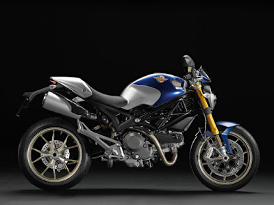 2010 Ducati Monster 696 and 796 blue grey