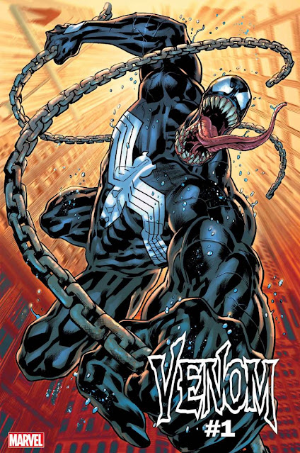Marvel muestra la portada Venom #1, la nueva serie que se lanzará el 13 de octubre.