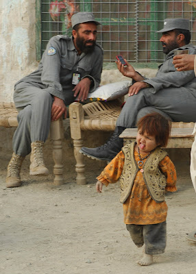 Funny and cute afghan children