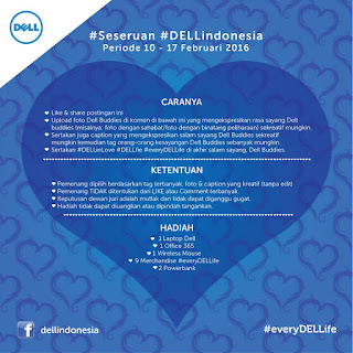 Info Kontes - Kontes Foto Seseruan #DellIndonesia Berhadiah Laptop Dell dan Hadiah Keren Lainnya