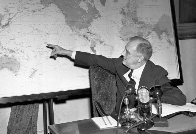 President Franklin D. Roosevelt Explains War Strategy to America, Fireside Chat Feb. 23, 1942