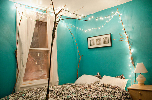 Fairy Lights In Bedroom