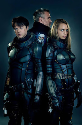 Los protagonistas y director de 'Valerian y la Ciudad de los Mil Planetas