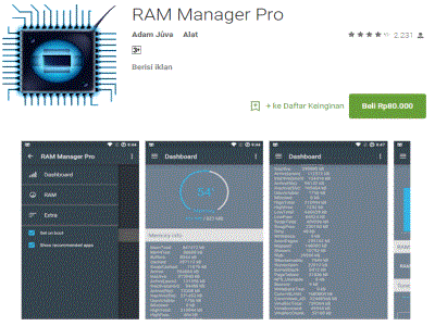 cara menambah ram android root