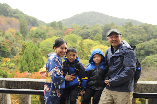  family travel Kyoto kiyomizu dera 