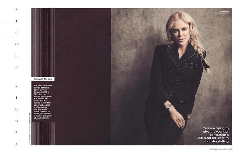 Nicole Kidman Clicked for in GQ Magazine, UK October 2019