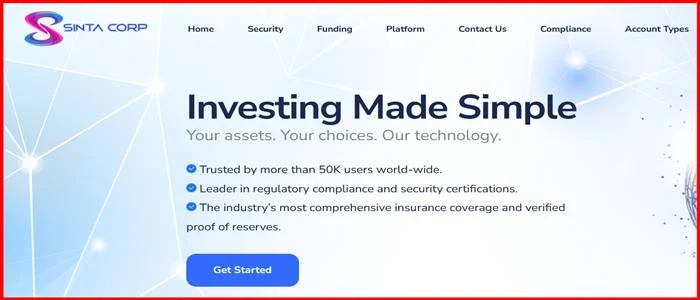 [Мошенники] sintacorp.com – Отзывы, развод, обман! Брокер Sinta Corp мошенник!