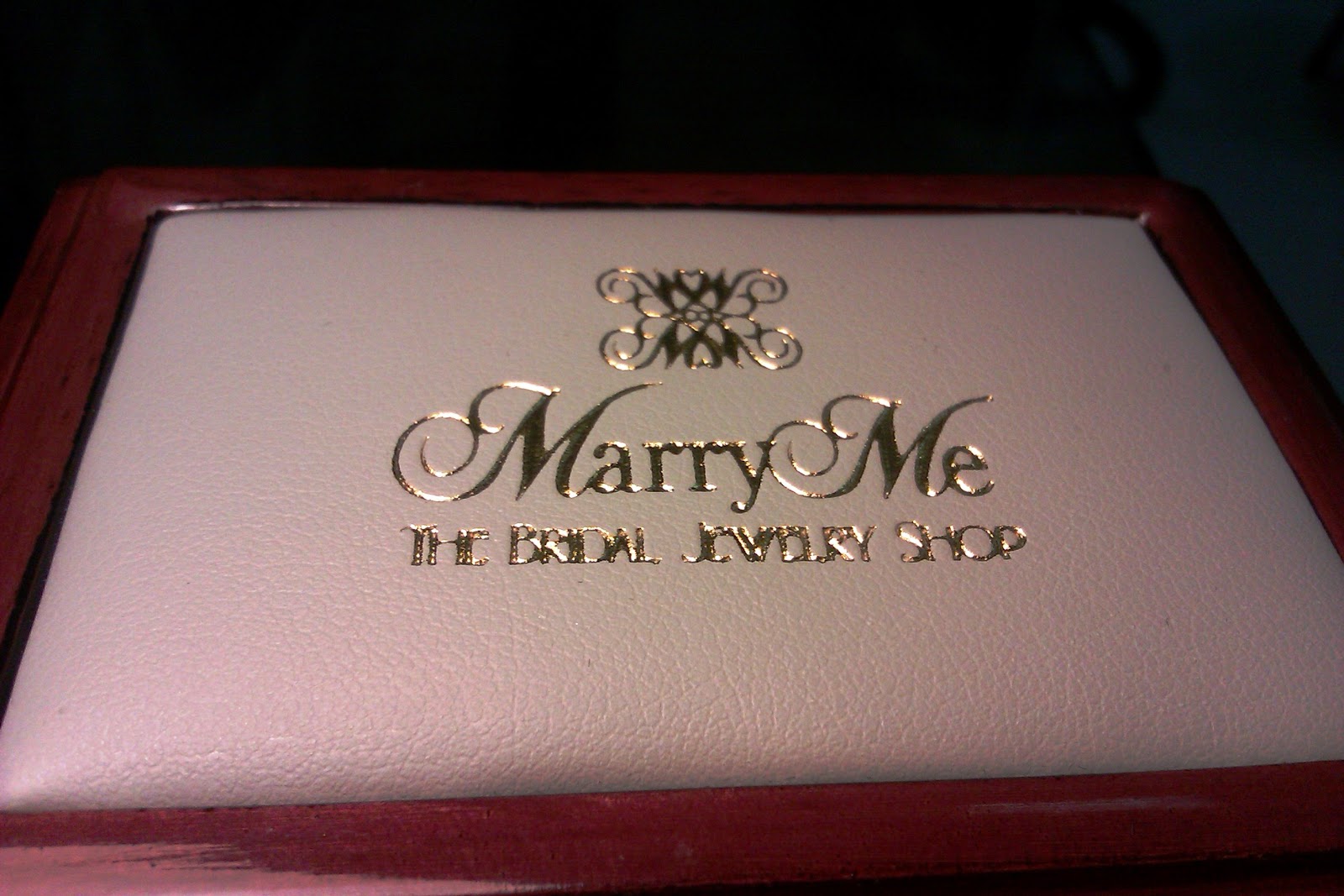 At last, we already claimed our wedding rings from Marry Me!