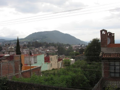 Vista del cerro del Estribo en Pátzcuaro