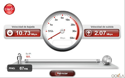 Test de velocidad megas