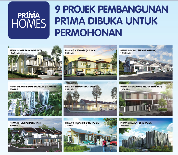 9 Kediaman Baru Pr1ma Dibuka Untuk Permohonan Oh Buletin Media Informasi Malaysia