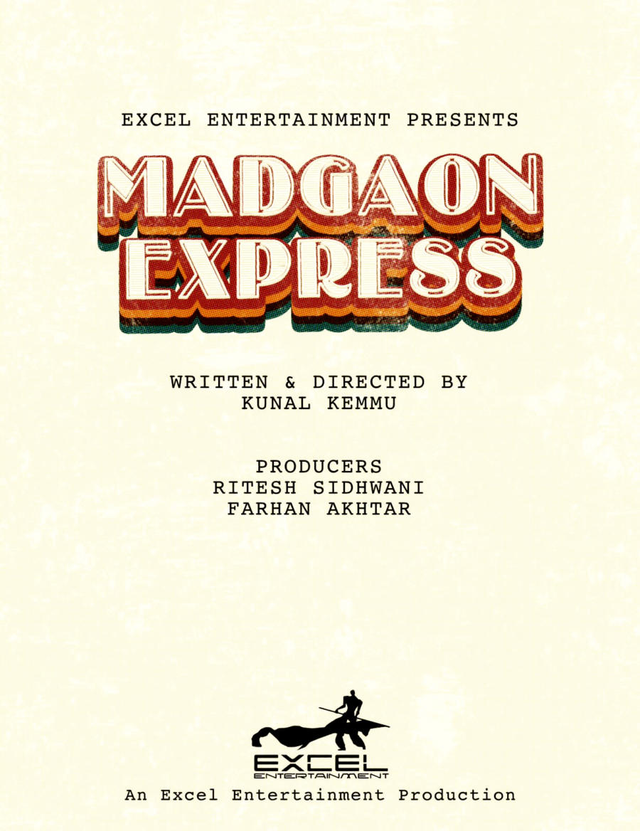 Madgaon Express Bollywood Movie Poster