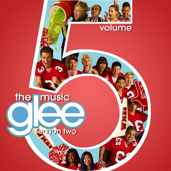 Glee Cast - Volume 5 (FanMade Album Cover). Made by BlackSwan33
