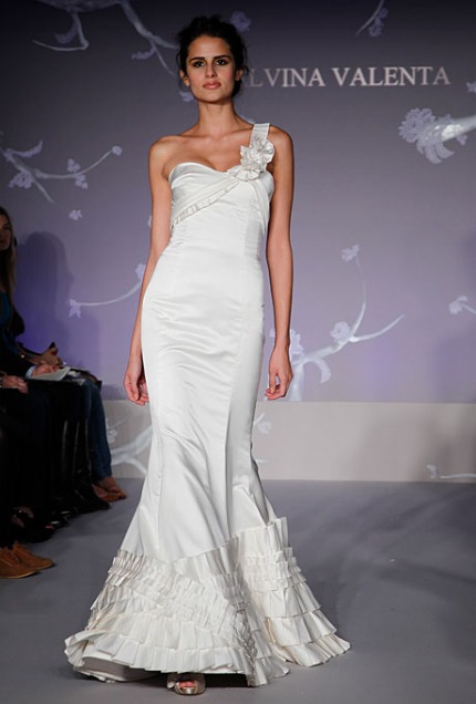 Jenny packham oneshoulder wedding dresses