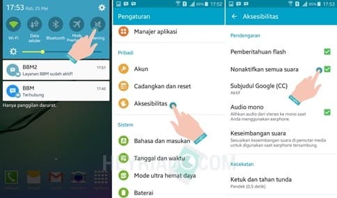  biar tidak berbunyi pada ketika mengambil foto sanggup dilakukan dengan trik yang gampang ini Otak Atik Gadget -  3 Cara Mematikan Suara Kamera Samsung Galaxy