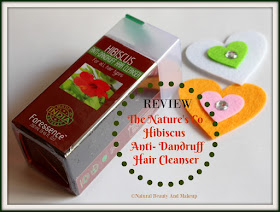 The Nature's Co Hibiscus Anti Dandruff Hair Cleanser Review