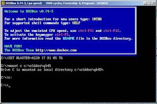 QBasic Direktori Drive C pada DOSBox