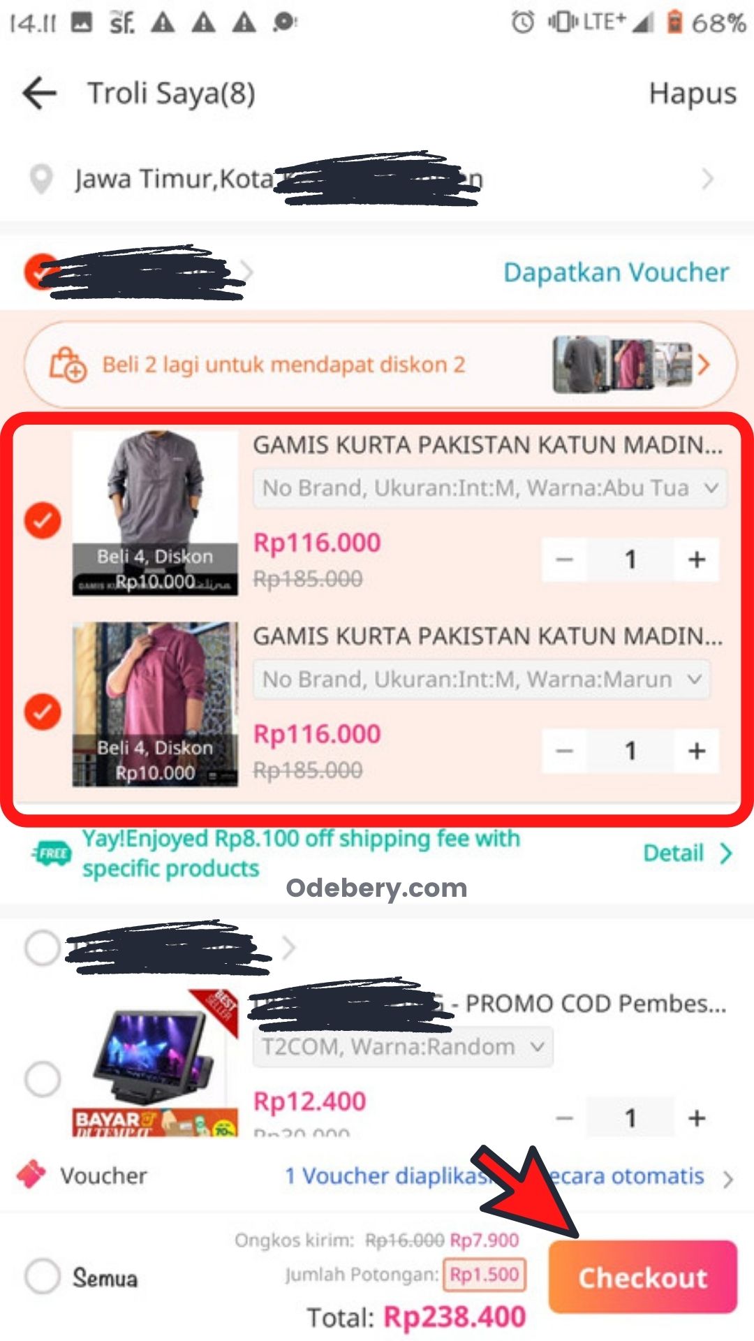 Cara Memesan Barang di Lazada Berbeda Warna