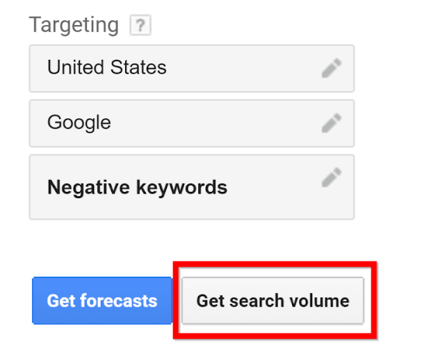 Google Keyword Planner