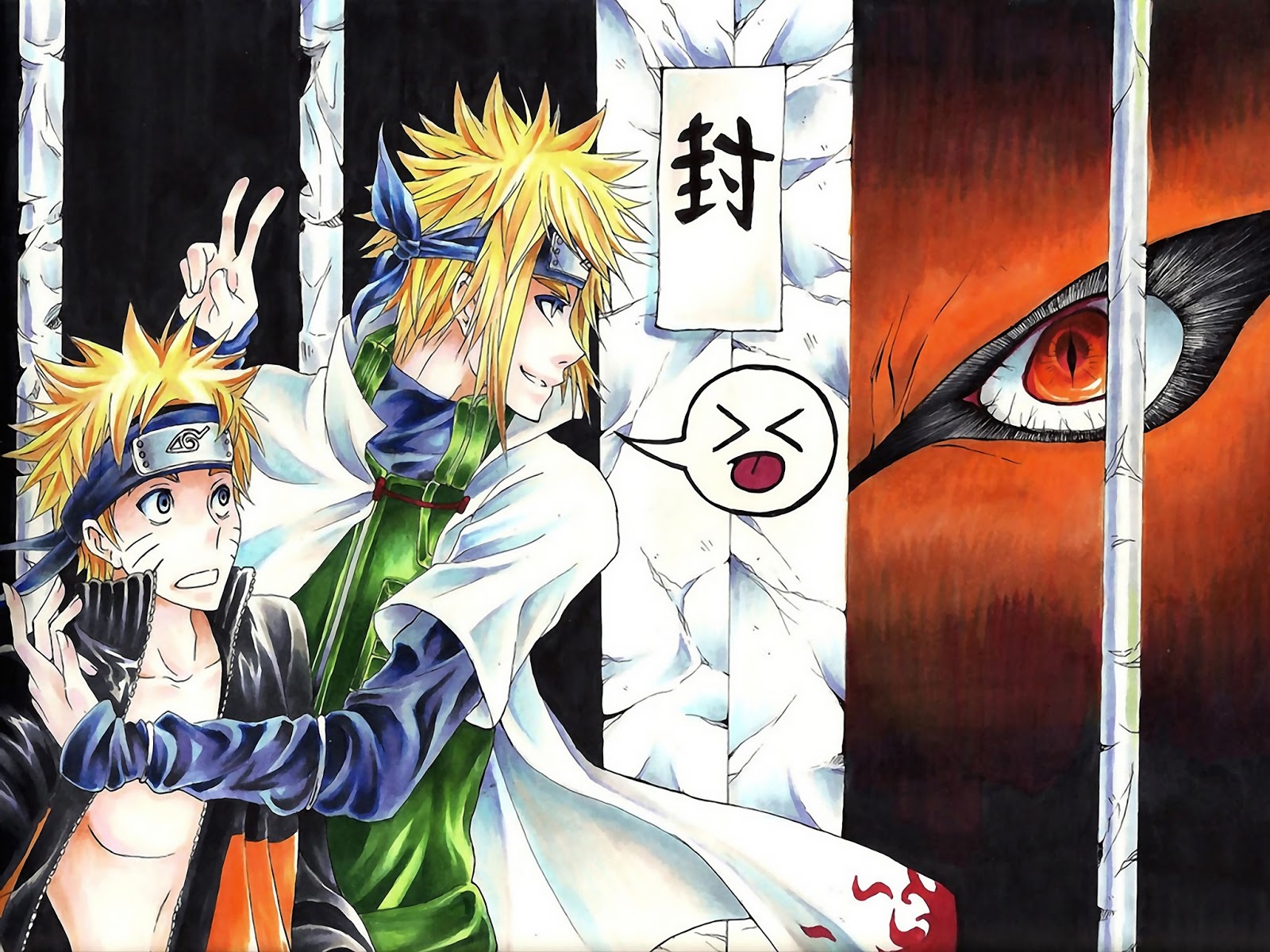 wallpaper-ipad-naruto-shippuden-kyuubi-yondaime-minato-namikaze-naruto ...