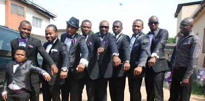 White Wedding Photos Of Chinedu Ikedieze (Aki)  And His Lovely Wife