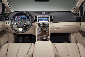 Interior view of 2014 Toyota Venza
