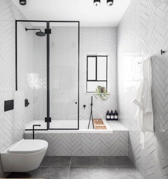 diseño baño minimalista