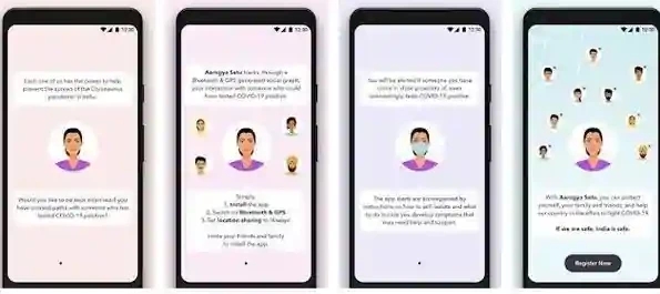 Download the aarogya setu app now, stay away from covid-19 virus.