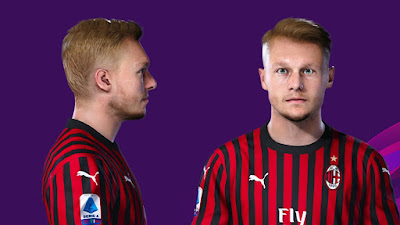 PES 2020 Faces Simon Kjær by Prince Hamiz