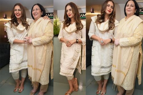  Huma Qureshi Visits Delhi For the The Relaunch Of Her Mother's Salon