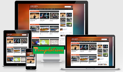 Screenshot Template Blogger VideoPortal - Templatiser