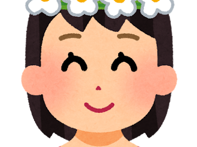 画像をダウンロード 花 女の子 花かんむり イラスト かわいい 271395