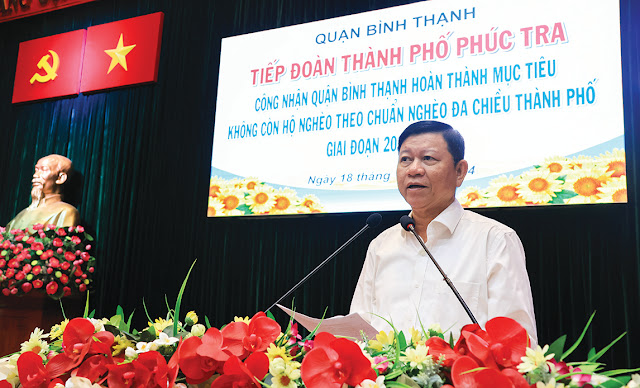 Đồng chí Nguyễn Tăng Minh phát biểu triển khai công tác phúc tra tại quận. (Ảnh: MH) Đồng chí Nguyễn Tăng Minh phát biểu triển khai công tác phúc tra tại quận. (Ảnh: MH)
