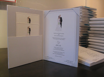 Invitation, reply card and direction card