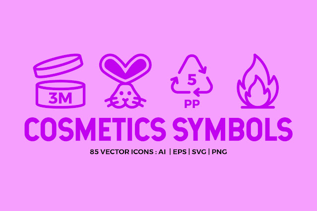 Cosmetic Packaging Symbols | Icons