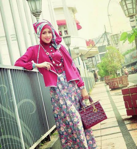 model baju hijab modis