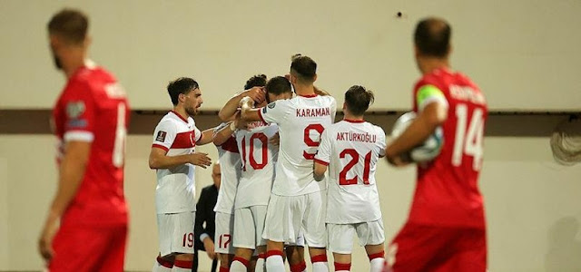 ملخص واهداف مباراة تركيا و جبل طارق (3-0) تصفيات كاس العالم