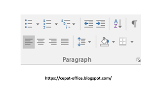 Paragraph Toolbar Ms Word 2016