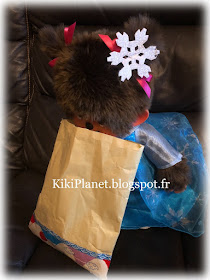Monchhichi 45 cm, taille M, sekiguchi, kiki jouet vintage, kitkat banane japon