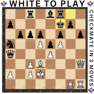 Crack the Code Chess Puzzle: White to Play and Check Black in 3-Moves